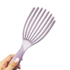 Manufacturer's hair comb set of 4 pieces: eight-prong comb, nine-row comb, bristle comb, pointed tail comb, dual-purpose eyebrow brush, and styling comb details Picture